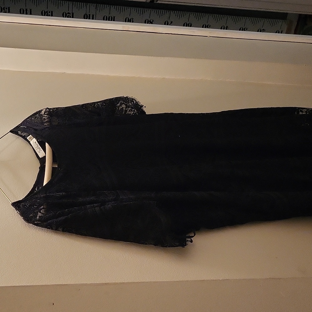 Black lace shirt